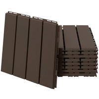 TERRASSENFLIESEN DE-10144 Klicksystem mit Drainage Braun - Braun, Kunststoff (30/30/2cm) - ComfortXL