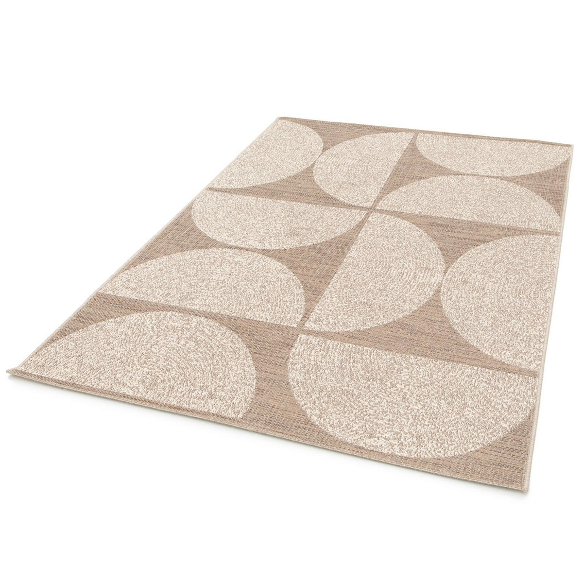 DESIGN Teppich für Innen und Außen beige - Beige, Textil (160/230cm) - AFK Living