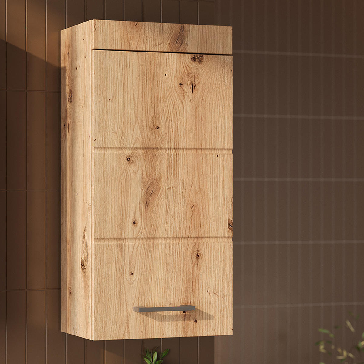 SKŘÍŇKA DO KOUPELNY Luna Dub Wotan - dub Wotan, kompozitní dřevo (37/77/24.6cm) - Vicco
