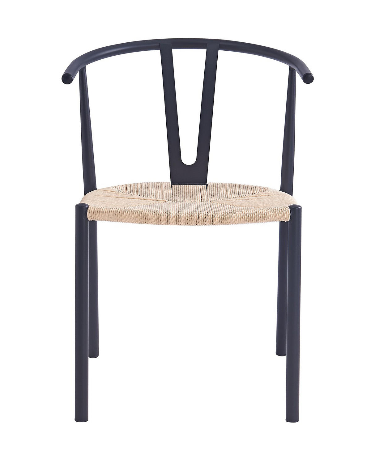 STUHL 2er-Set Kunstleder Schwarz - Schwarz, Textil (50.5/78.5/57cm) - Nordlys