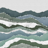 FOTOTAPETE Landschaft 400 x 280 cm - Grün, Papier (400/280cm) - Sanders & Sanders