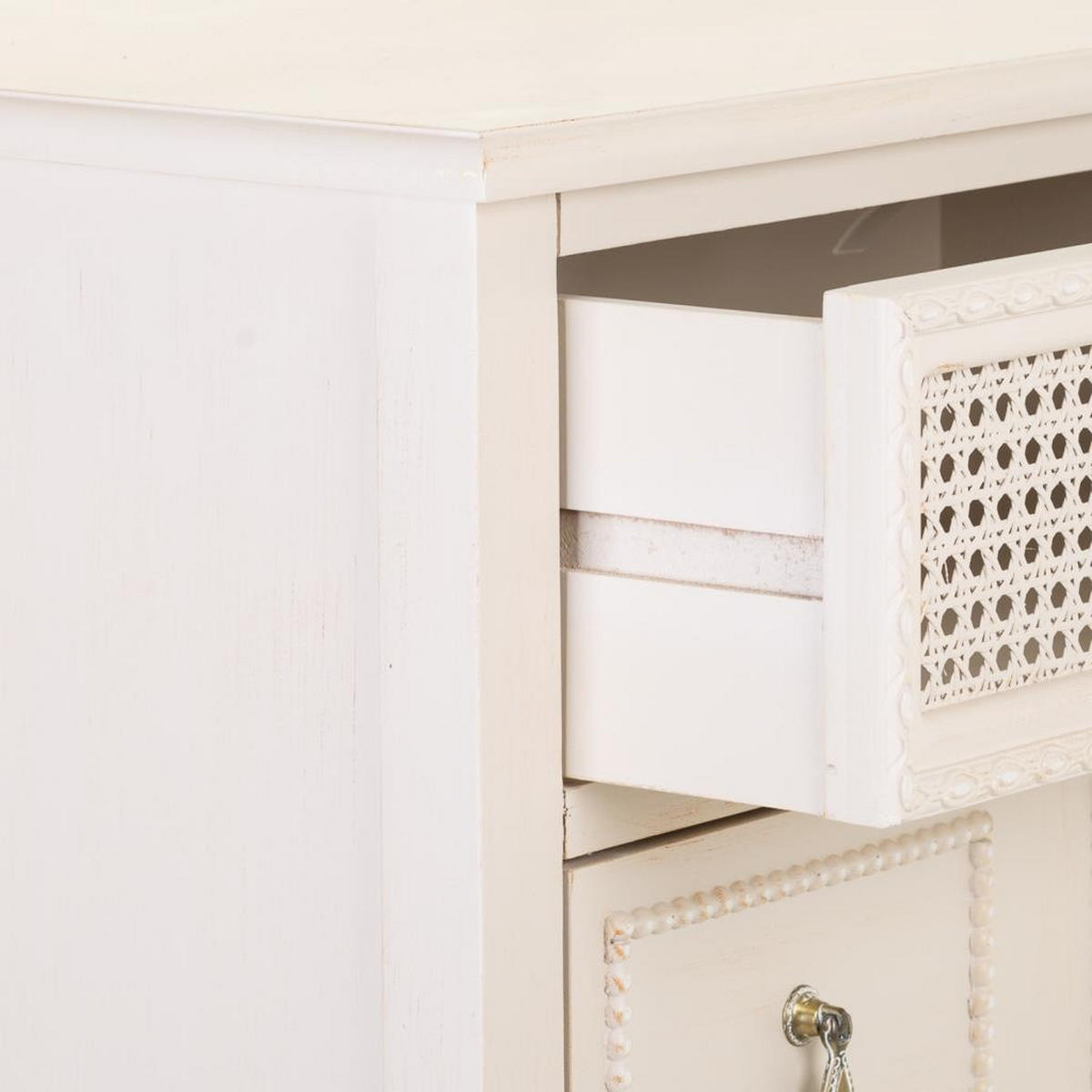 KOMMODE aus Holz mit 6 Schubladen 56x36x119 cm - Multicolor, Holzwerkstoff (56/36/119cm) - Wanderlust