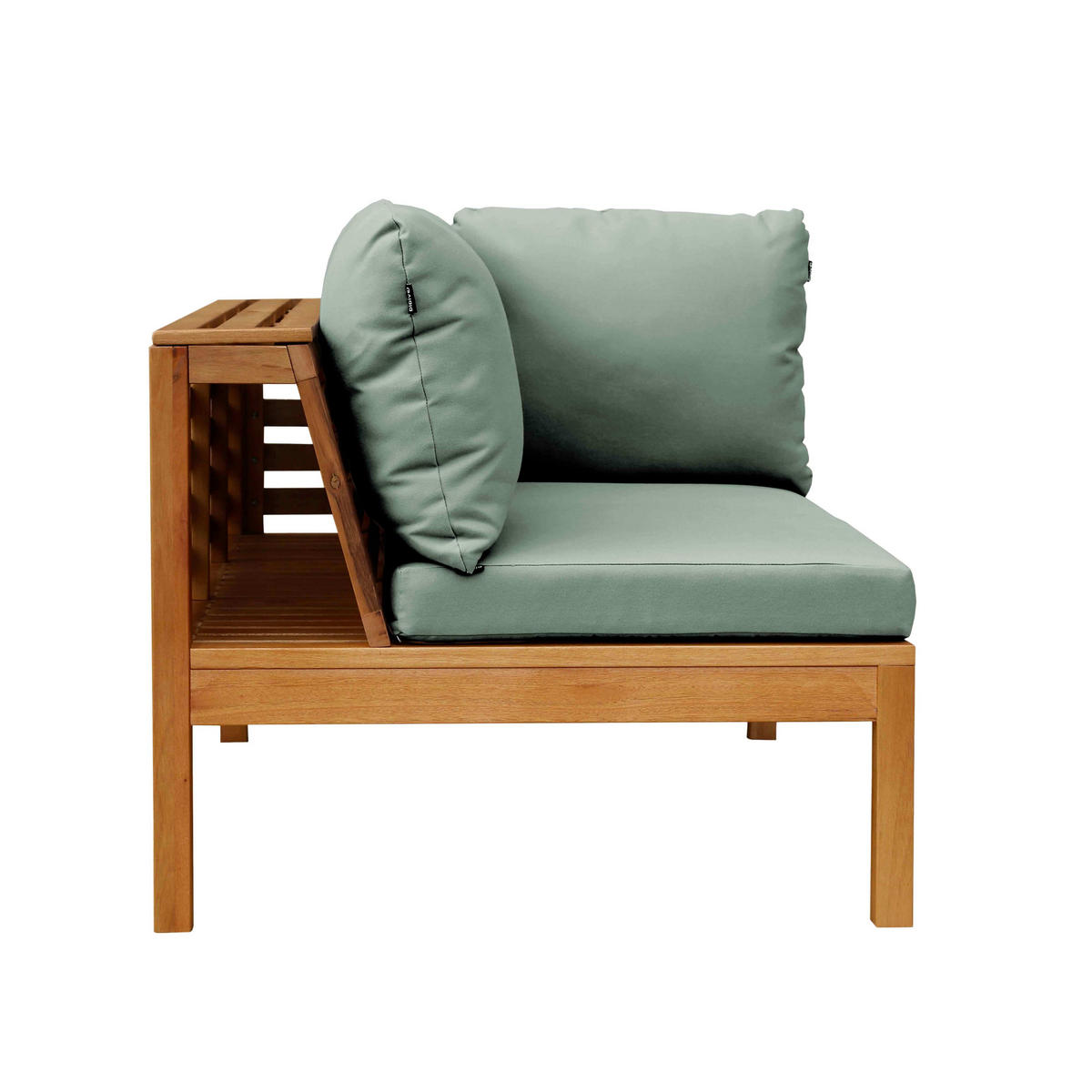 GARTENSOFA, Salbeigrün - Grün, Holz (80/63/120cm) - Oviala