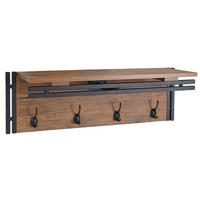 WANDGARDEROBE Wildeiche Dekor - Wildeiche, Holzwerkstoff (75/24/24cm) - MCW