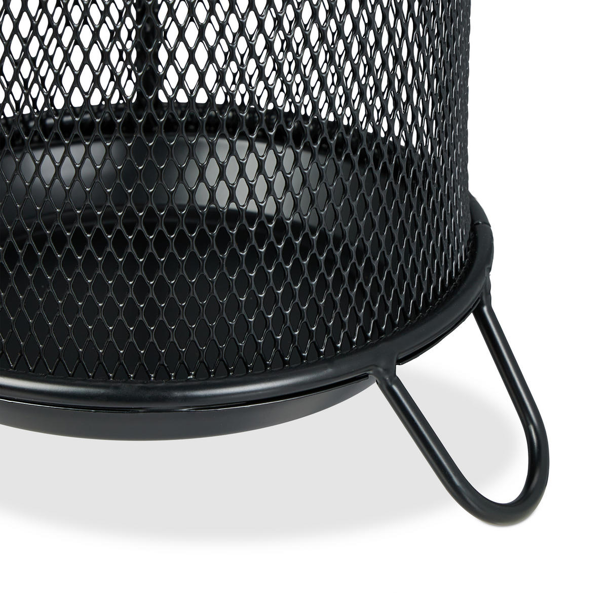 REGENSCHIRMSTÄNDER - Schwarz, Metall (16/52.5/16cm) - Relaxdays