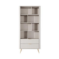 REGAL Lante beige 88 / 38 / 194cm - Beige, Holz/Holzwerkstoff (88/194/38cm) - Feldmann-Wohnen