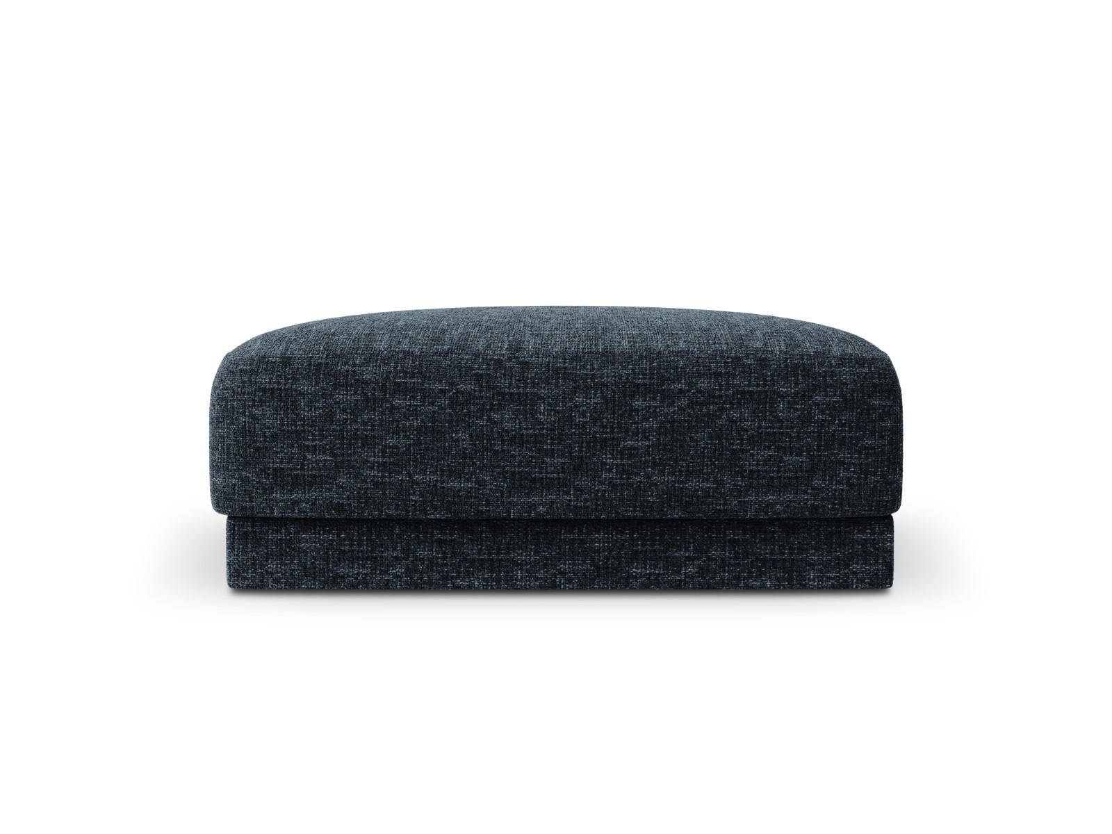 POUF Miley aus Chenille-Stoff königsblau - Blau, Textil (90/40/90cm) - Micadoni