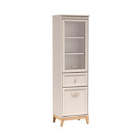 VITRINE Windsor W-6 55 x 193 x 40,5 cm Kaschmir - Kaschmir/Eichefarben, Eichenholz/Holzwerkstoff (55/193/40.5cm) - Koseto