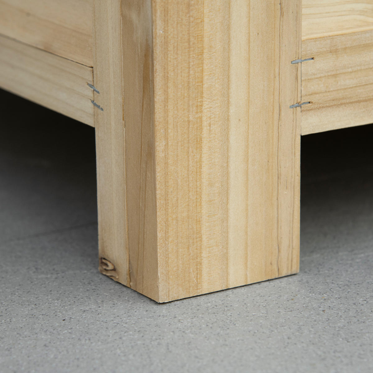 KISSENBOX DE-18671 155 L, Holz mit verzinktem Deckel - Naturfarben, Holzwerkstoff (50/50/110cm) - ComfortXL