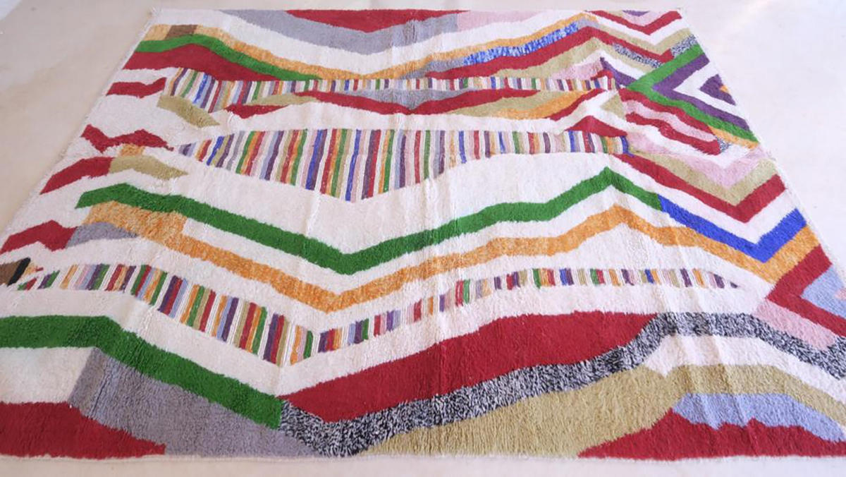 BERBERTEPPICH aus reiner Wolle 247x 341 cm - Multicolor, Naturmaterialien (247/341cm) - AFK Living