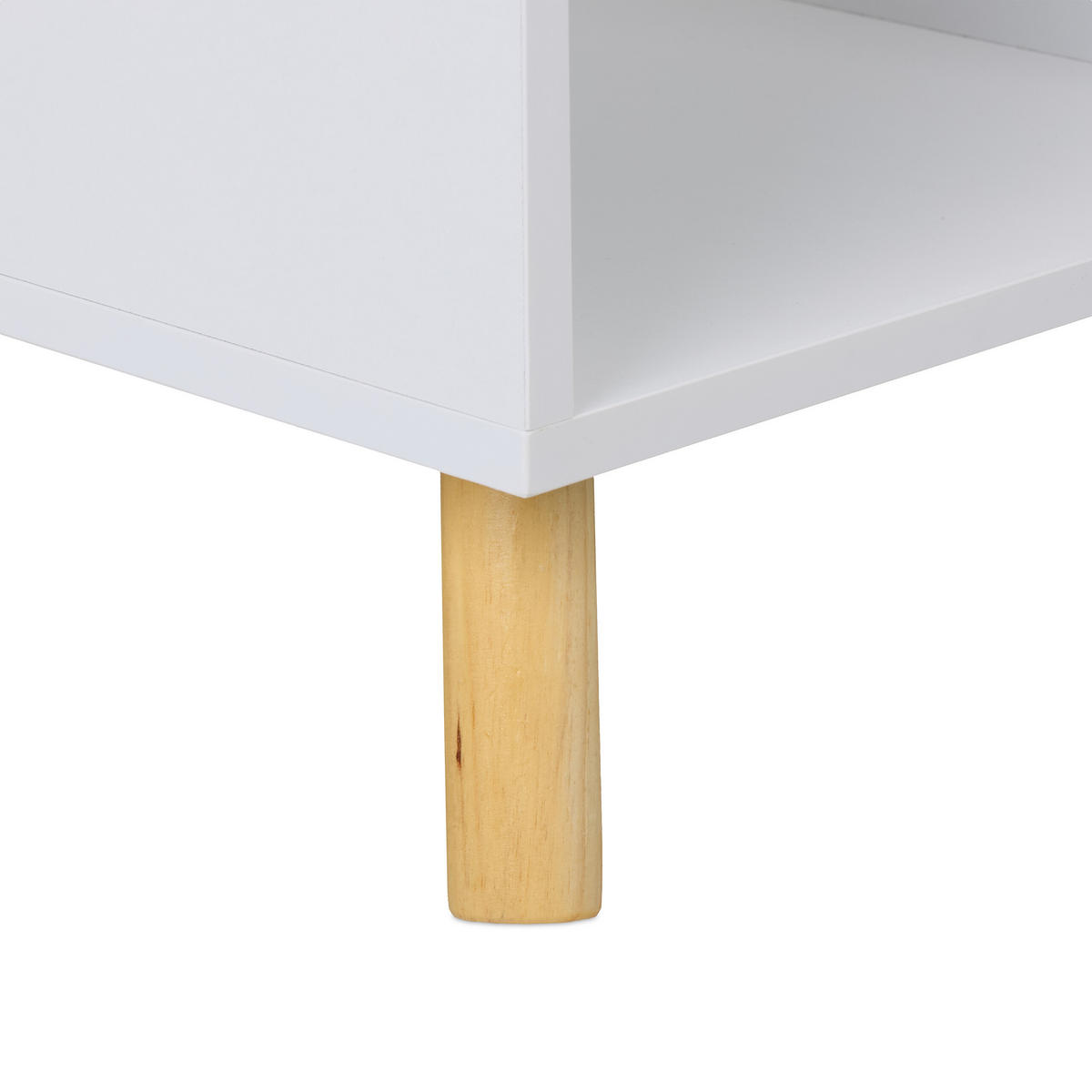 KINDERREGAL - Weiß, Holz/Holzwerkstoff (60/67/30cm) - Relaxdays