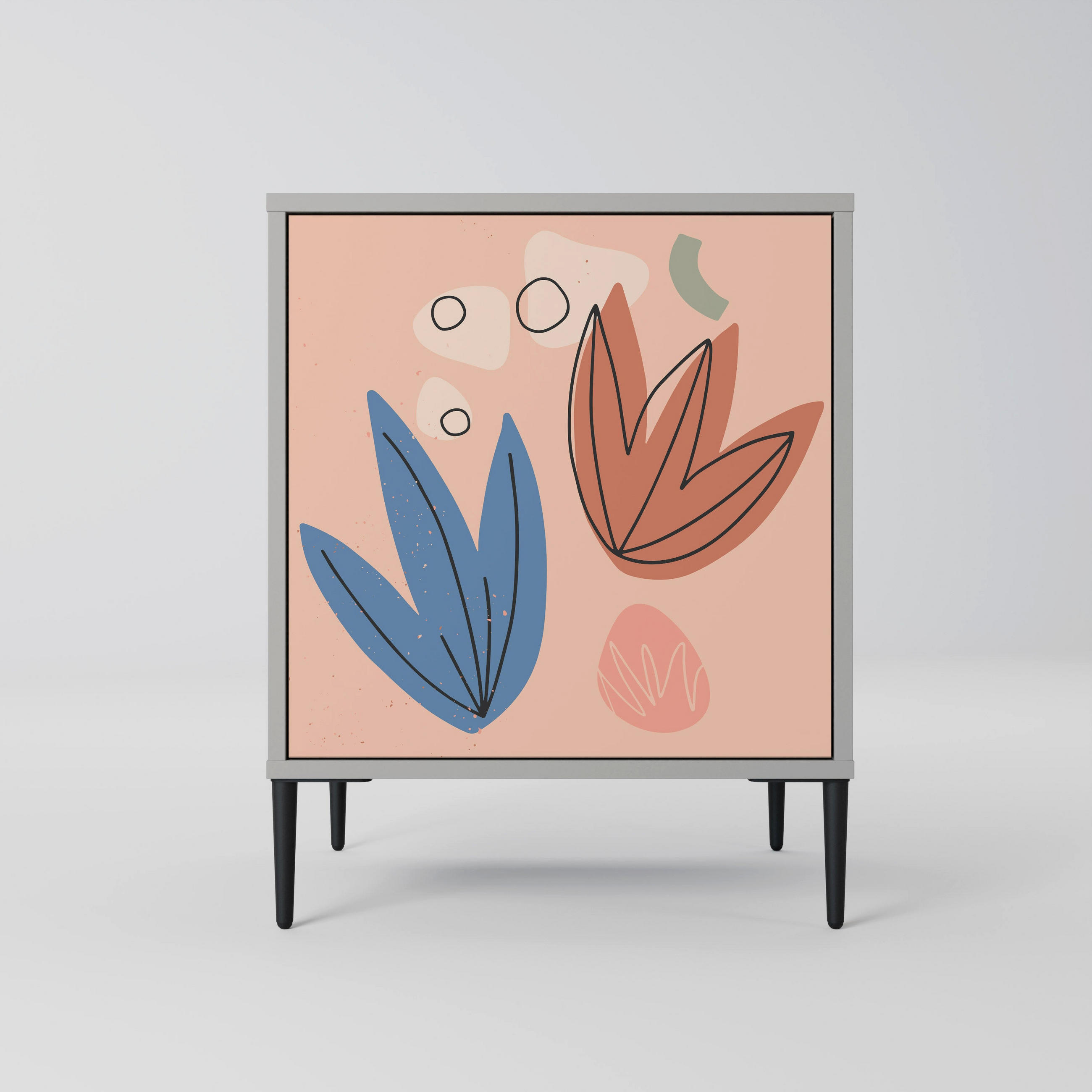 SpaceRebels Sideboard Grau 57.5x72.5x42 cm