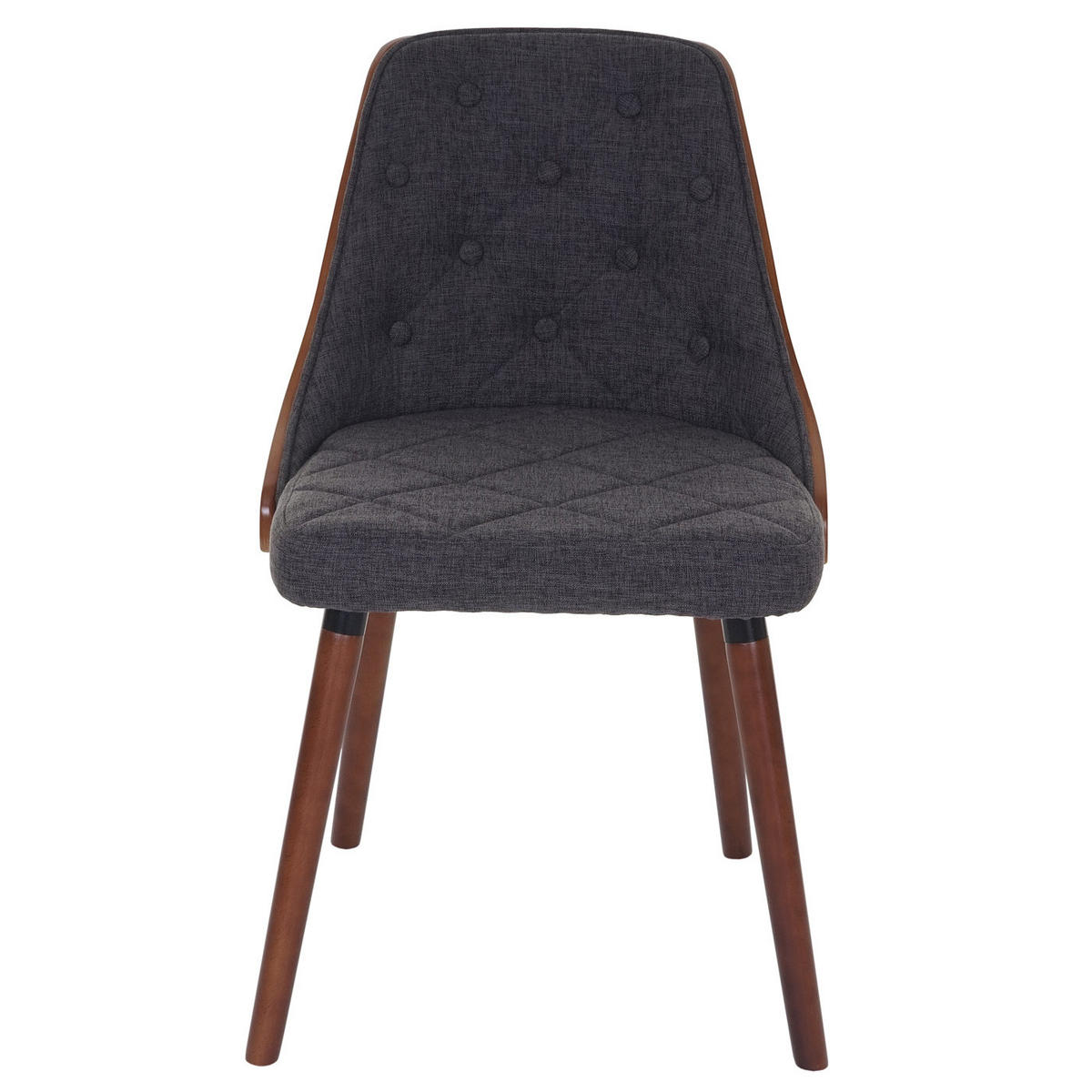 ESSZIMMERSTUHL Grau 2er-Set - Grau, Textil (50/82/53cm) - Jamb