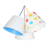 HÄNGELEUCHTE Blau 26/19 cm - Blau/Weiß, Kunststoff (26/0.8/19cm) - ONZENO
