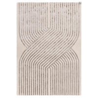 TEPPICH modern handgetuftet Wolle ACME Beige 160 x 230 cm - Beige, Naturmaterialien (160/230cm) - Novatrend