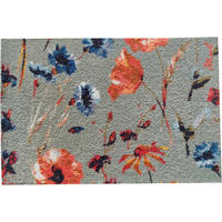 OUTDOOR FUßMATTE "Margo" floral "Blumen" bunt 50 x 75 cm - Beige/Multicolor, Kunststoff/Textil (50/75cm) - MAD ABOUT MATS