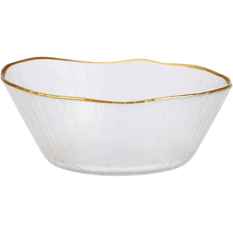 GLASSCHALE Datura 15 cm - Transparent, Glas (15cm) - Home Styling Collection