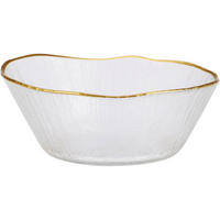 GLASSCHALE Datura 15 cm - Transparent, Glas (15cm) - Home Styling Collection
