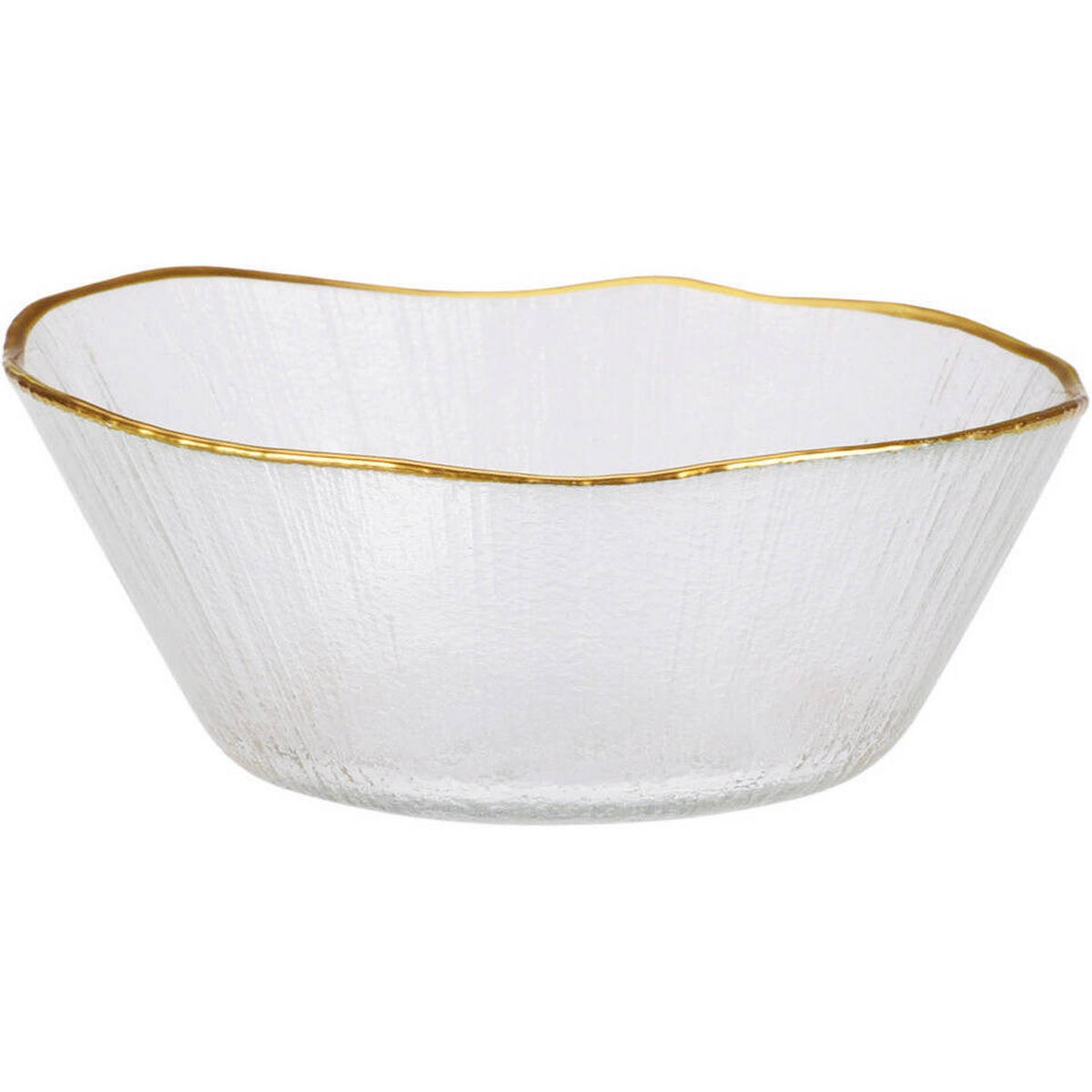 GLASSCHALE Datura 15 cm - Transparent, Glas (15cm) - Home Styling Collection