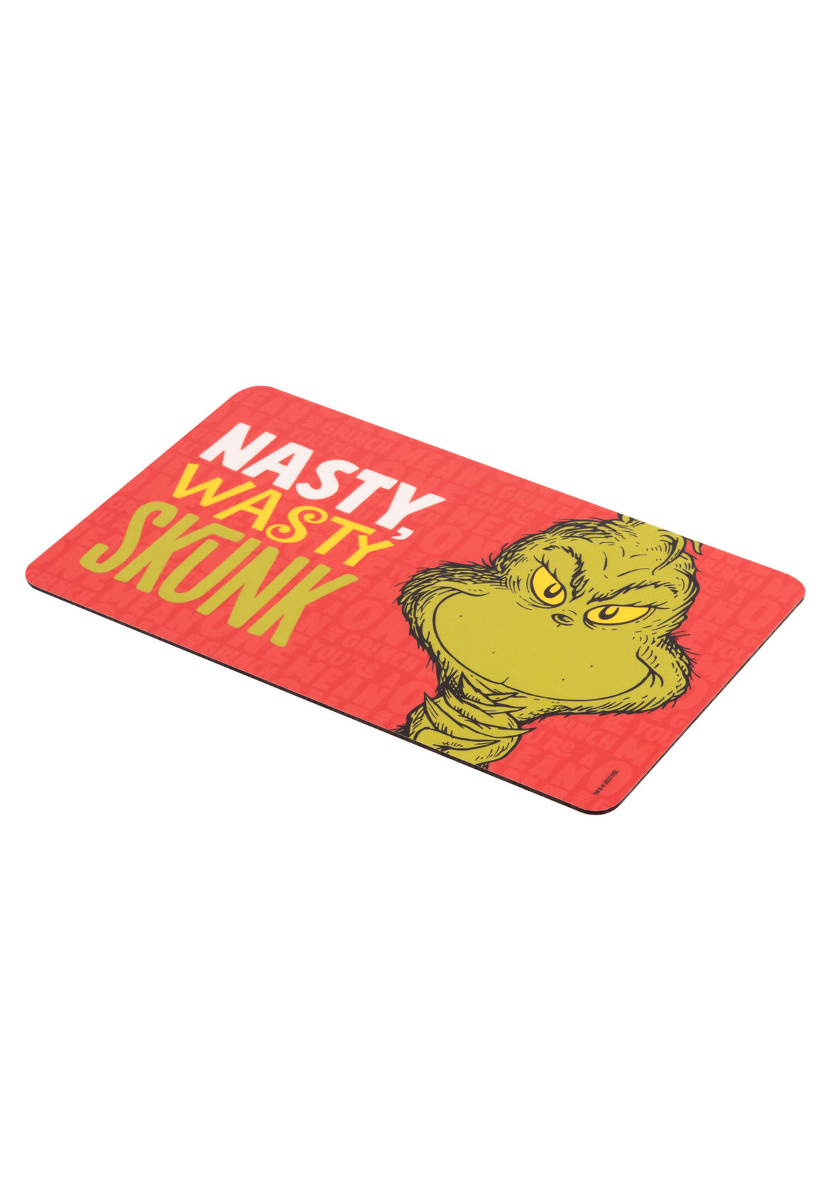 BRETTCHEN The Grinch Nasty Wasty Skunk Rot 14,5 x 23,5 cm - Rot, Kunststoff (14.5/23.5cm) - United Labels