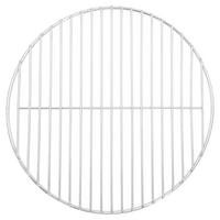 GRILLROST Rund Ø37 Cm 304 Edelstahl - Silberfarben, Metall (37/37cm) - vidaXL