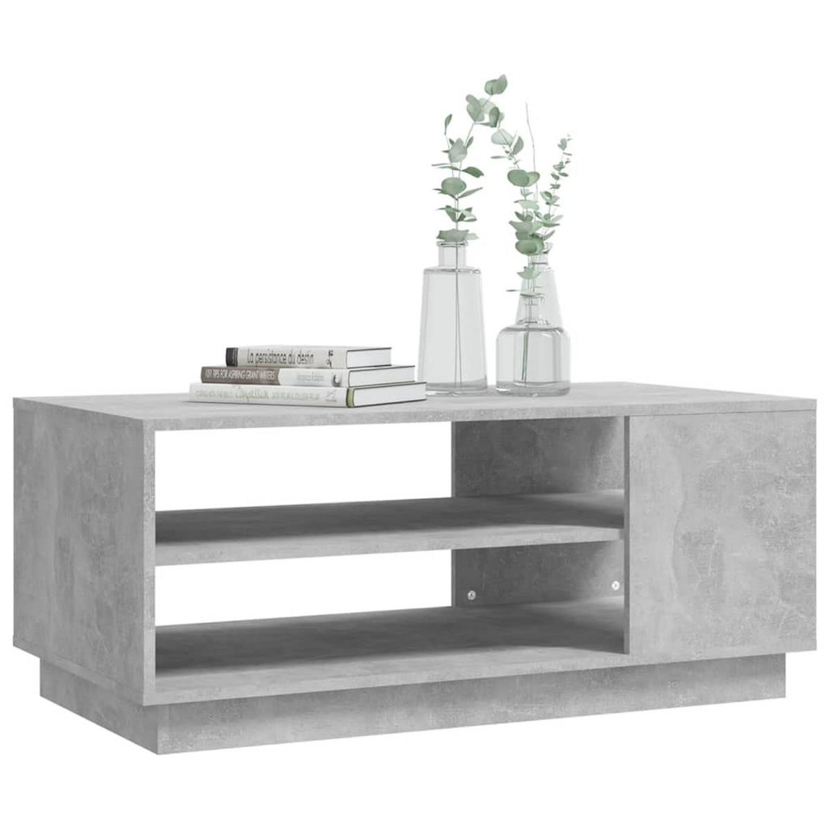 COUCHTISCH Betongrau 102x55x43 cm Holzwerkstoff - Grau, Holzwerkstoff (102/55/43cm) - furnicato