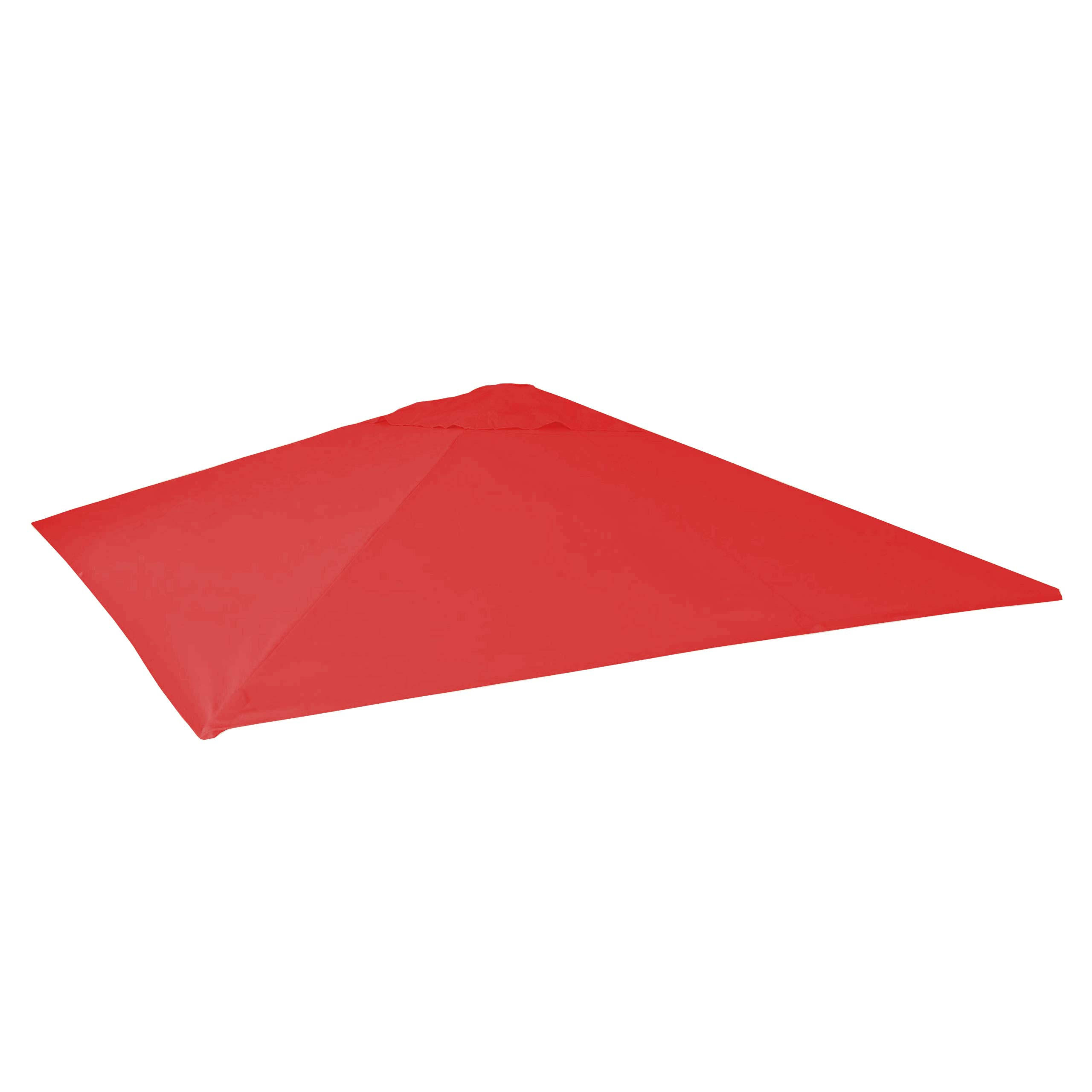 ERSATZ-BEZUG SONNENSCHIRM Rot - Rot, Textil (490/490cm) - MCW