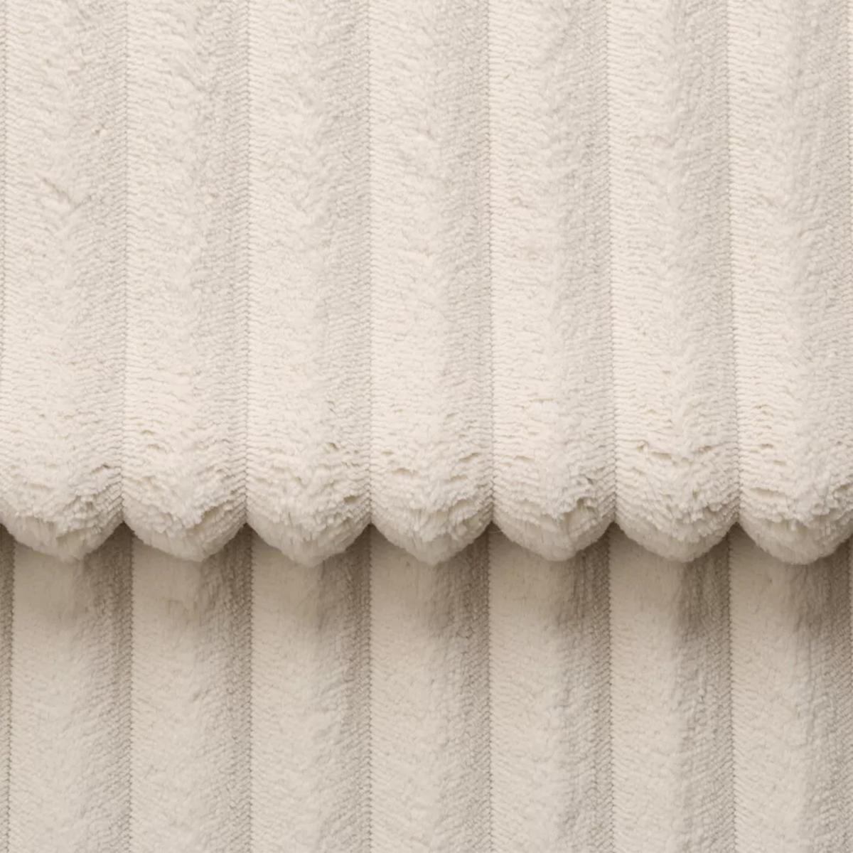 ECKSOFA Alferia Creme mit Cordbezug - Creme/Schwarz, Kunststoff/Textil (264/162cm) - Selsey