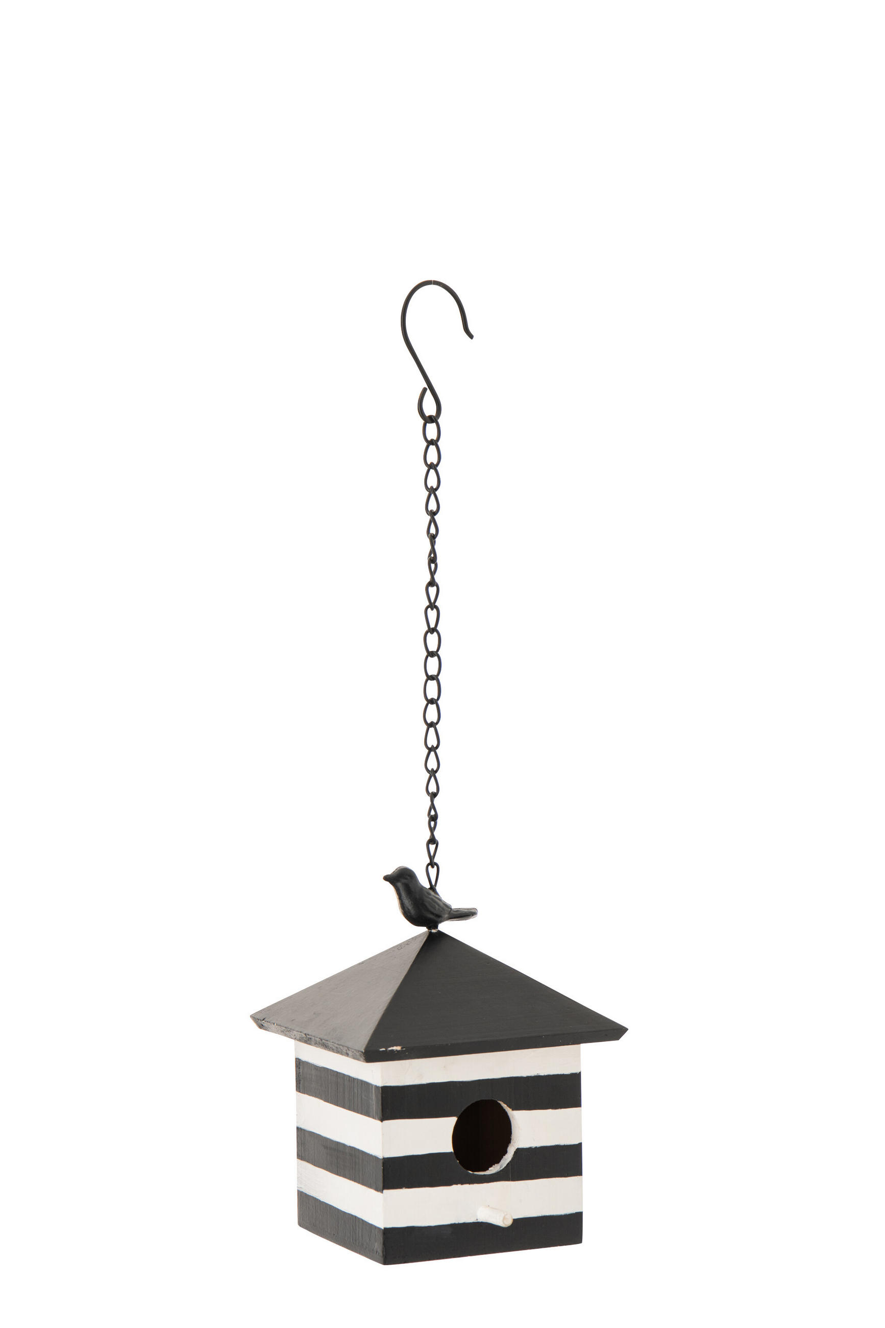 NISTKASTEN GESTREIFT (2ER SET) - Weiß, Metall (15.8/50.8/15.8cm) - J-Line