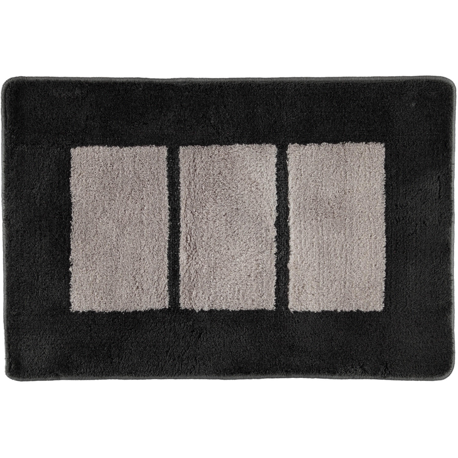 BADTEPPICHE LIBERTY ANTHRAZIT-PERLGRAU - 409 - Grau, Textil (60/90cm) - Rhomtuft