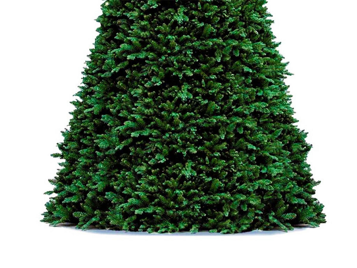 WEIHNACHTSBAUM künstlicher DELUXE BERNARD 500 cm, grün, 2D/3D, 17204 Zweige, inkl. Metallständer - Grün, Kunststoff/Metall (288/500cm) - LAALU