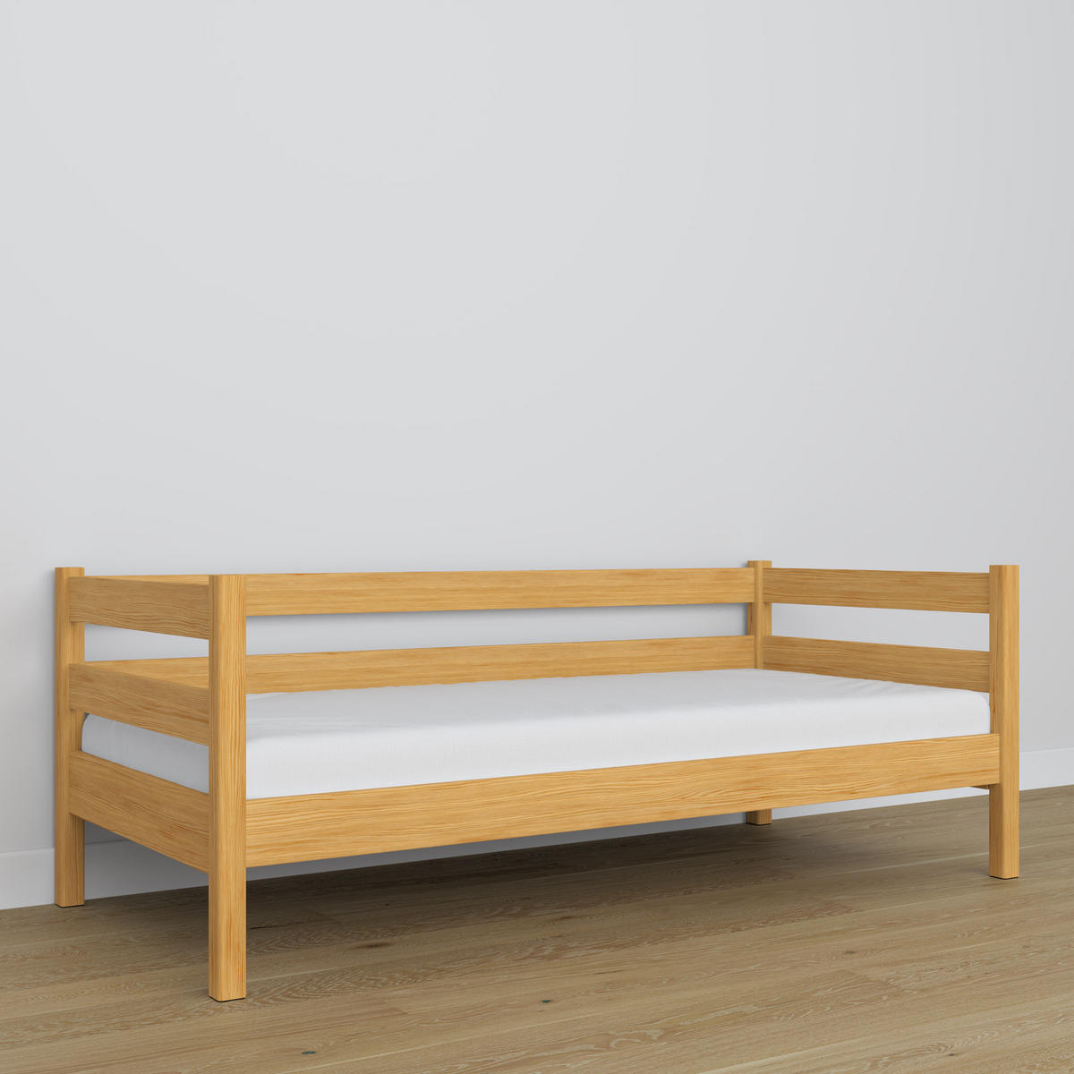 TAGESBETT Naturkiefer 120/180 - Hellbraun, Naturmaterialien/Holz (120/180cm) - N-Wood