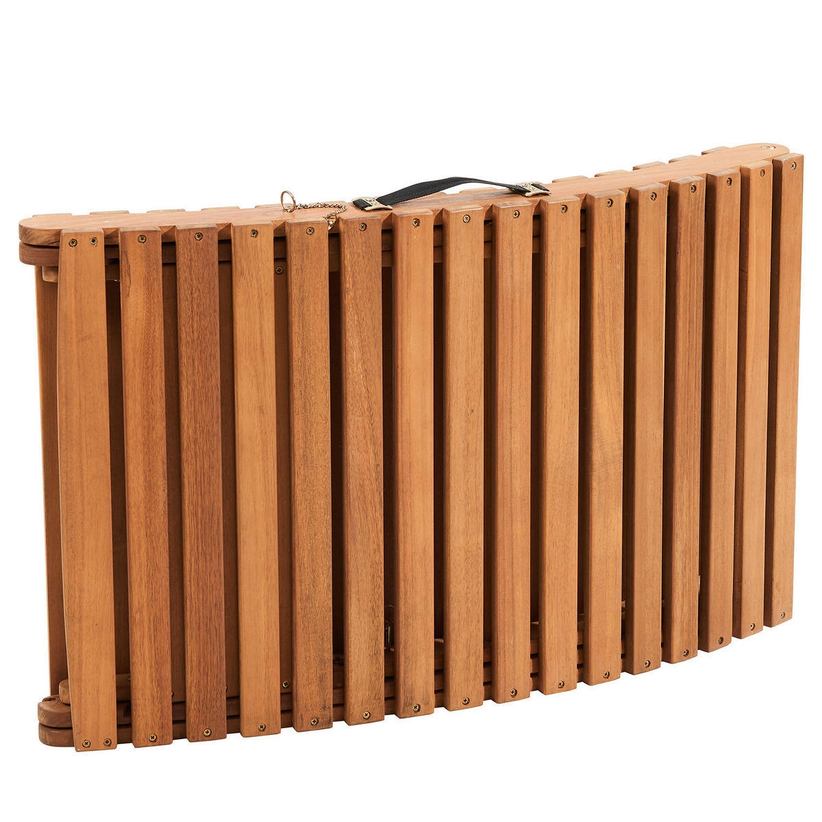 GARTENLIEGE (2-teilig) Sun Waver - Braun, Holz (54/62/188cm) - Butlers