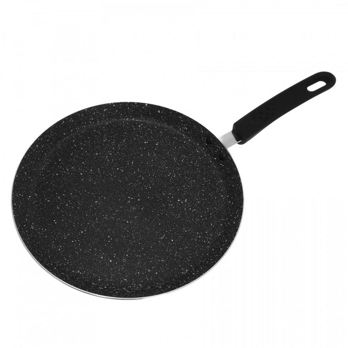 CRÊPEPFANNE Schwarz 28/28/1.8 cm KH1128 - Schwarz, Metall (28cm) - Kinghoff 