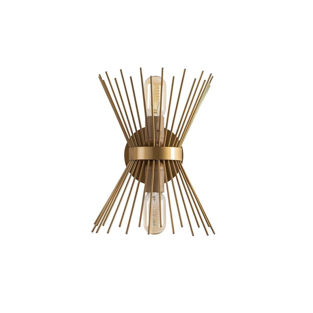 WANDLAMPE - 23 x 16 - metall - goldfarben Kirpi - Goldfarben, Metall (23/33/16cm) - Vente-Unique