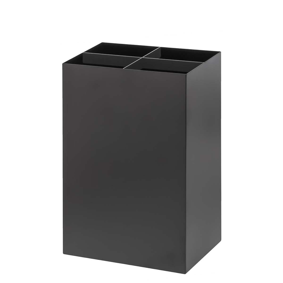 SCHIRMSTÄNDER Smart schwarz 23/36/12 cm für bis zu 8 Schirme - Schwarz, Metall (23/36/12cm) - Yamazaki