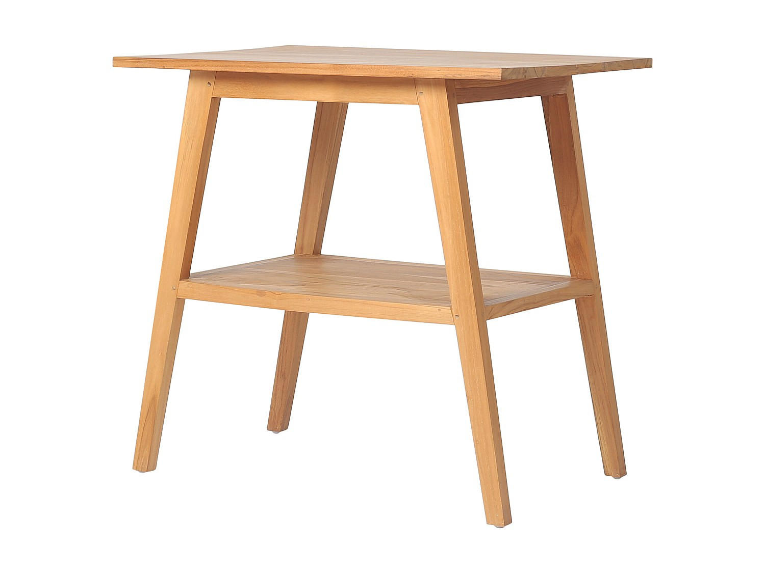 WASCHBECKENUNTERSCHRANK - Teakholz - 80 cm - BOBOTSARI - Naturfarben, Holz (80/76/55cm) - Vente-Unique