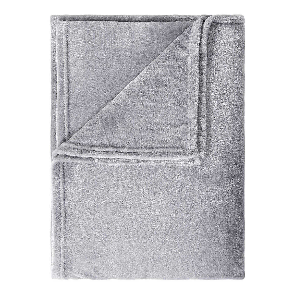 PLAID Lazy Days - Grau, Textil (150/200cm) - Butlers