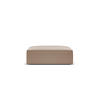 POUF Kaelle aus Samt beige - Beige, Textil (80/38/100cm) - Micadoni