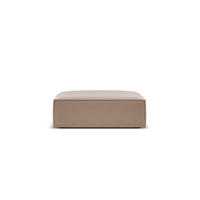 POUF Kaelle aus Samt beige - Beige, Textil (80/38/100cm) - Micadoni