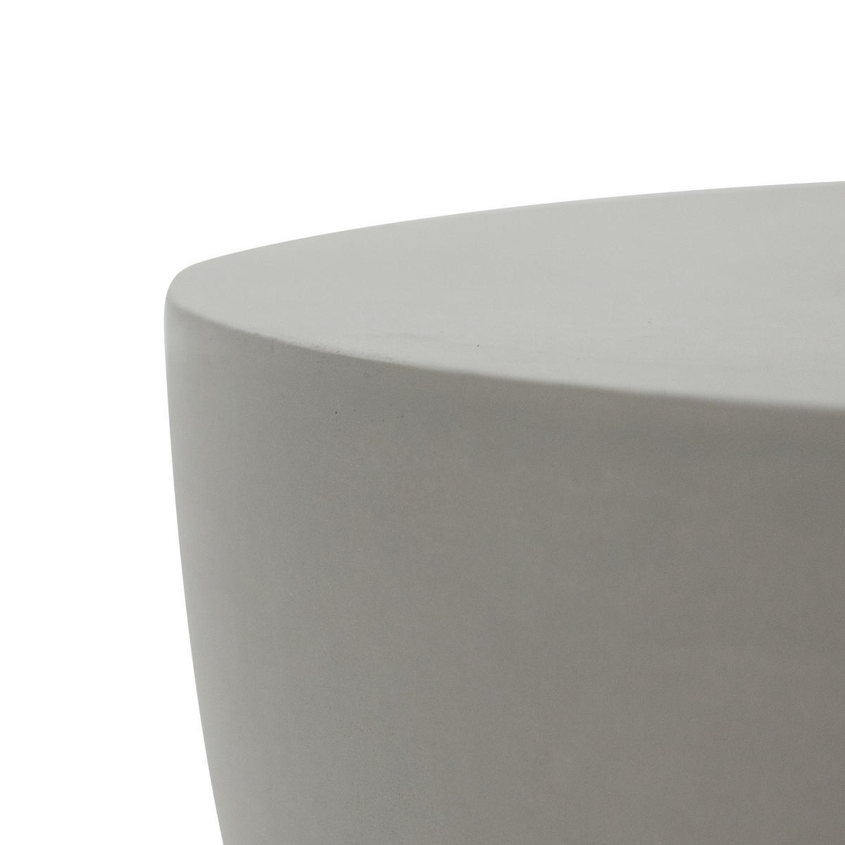 COUCHTISCH CHRONOS Rund Klein aus Beton 66 x 66 x 41 cm - Grau, Naturmaterialien (66/66/41cm) - Elementi