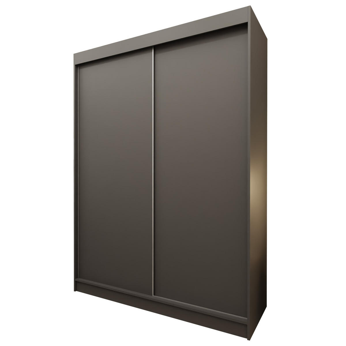 SCHWEBETÜRENSCHRANK SOFIA 150/216/61 cm 2-türig Grau - Grau, Holzwerkstoff (150/216/61cm) - MASSENO