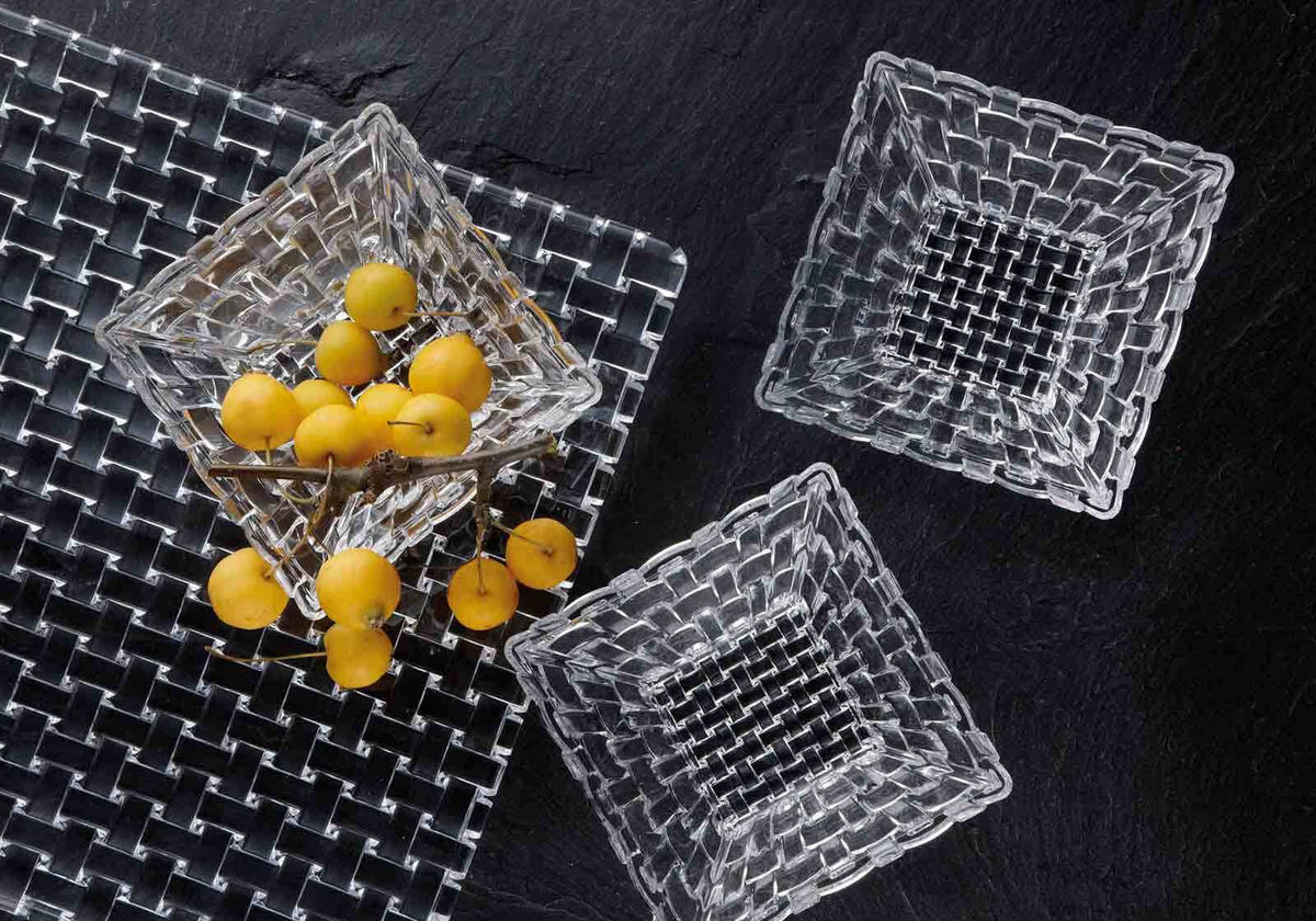 SERVIERPLATTEN Bossa Nova transparent 3er Set - Transparent, Glas (1/1/1cm) - Nachtmann