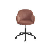 BÜROSTUHL ohne Armlehnen - 58 cm x 64 cm - stoff - rosa Marenzia - Pink, Textil (58/87/64cm) - Vente-Unique
