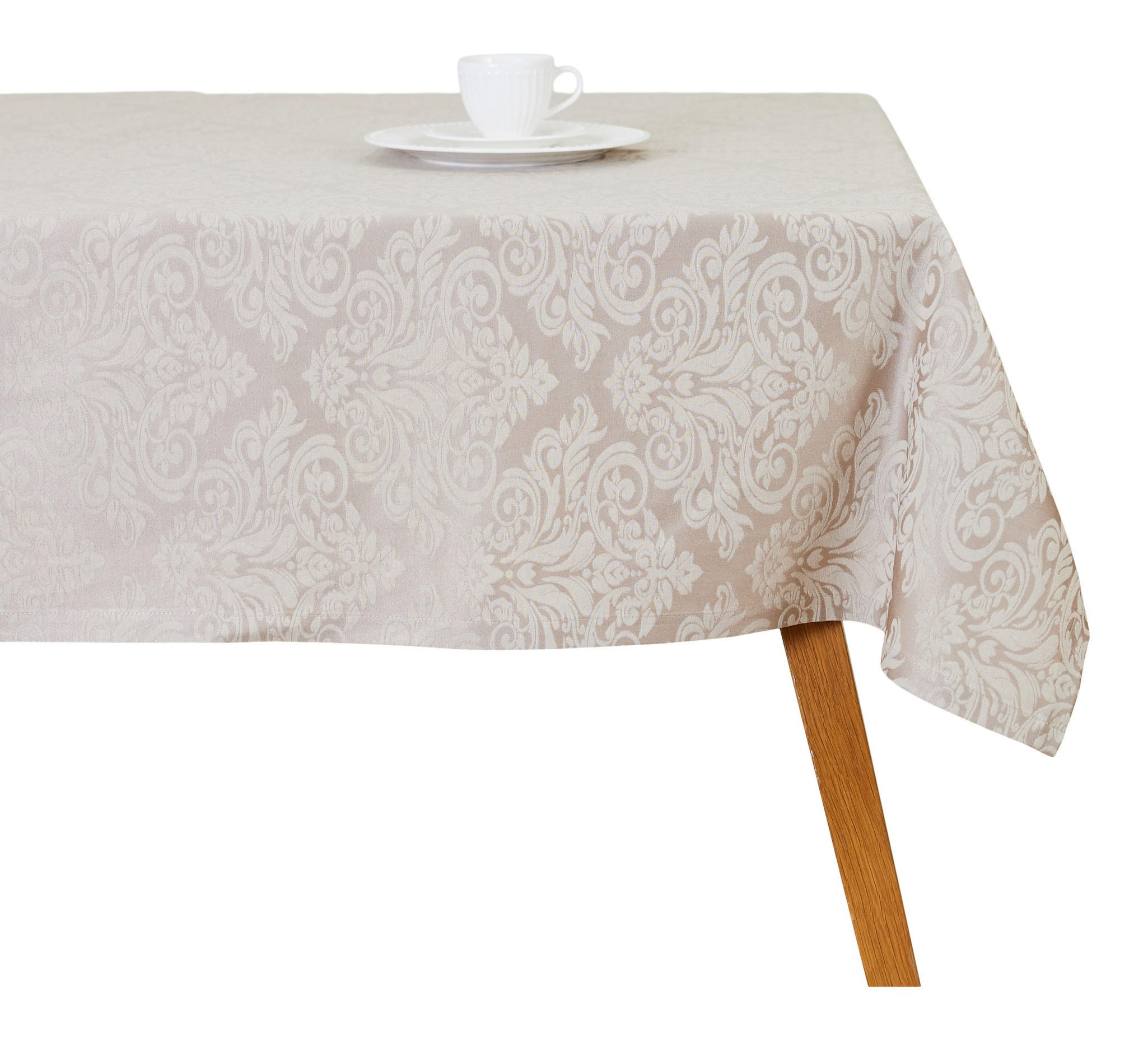 TISCHTUCH Cotini - Beige, Textil (180/130/1cm) - home&you