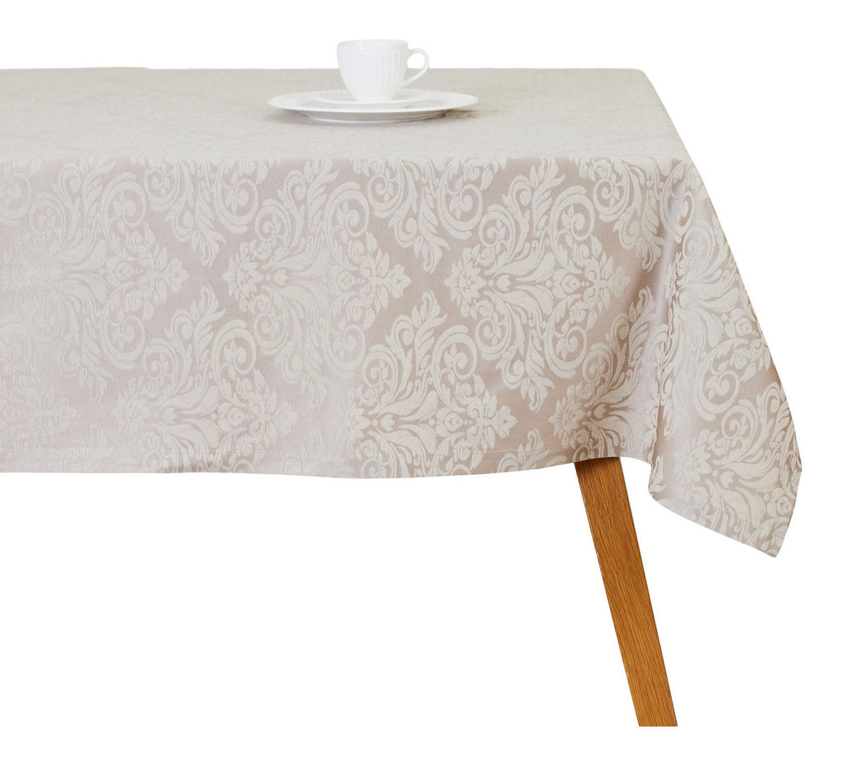 TISCHTUCH Cotini - Beige, Textil (180/130/1cm) - home&you