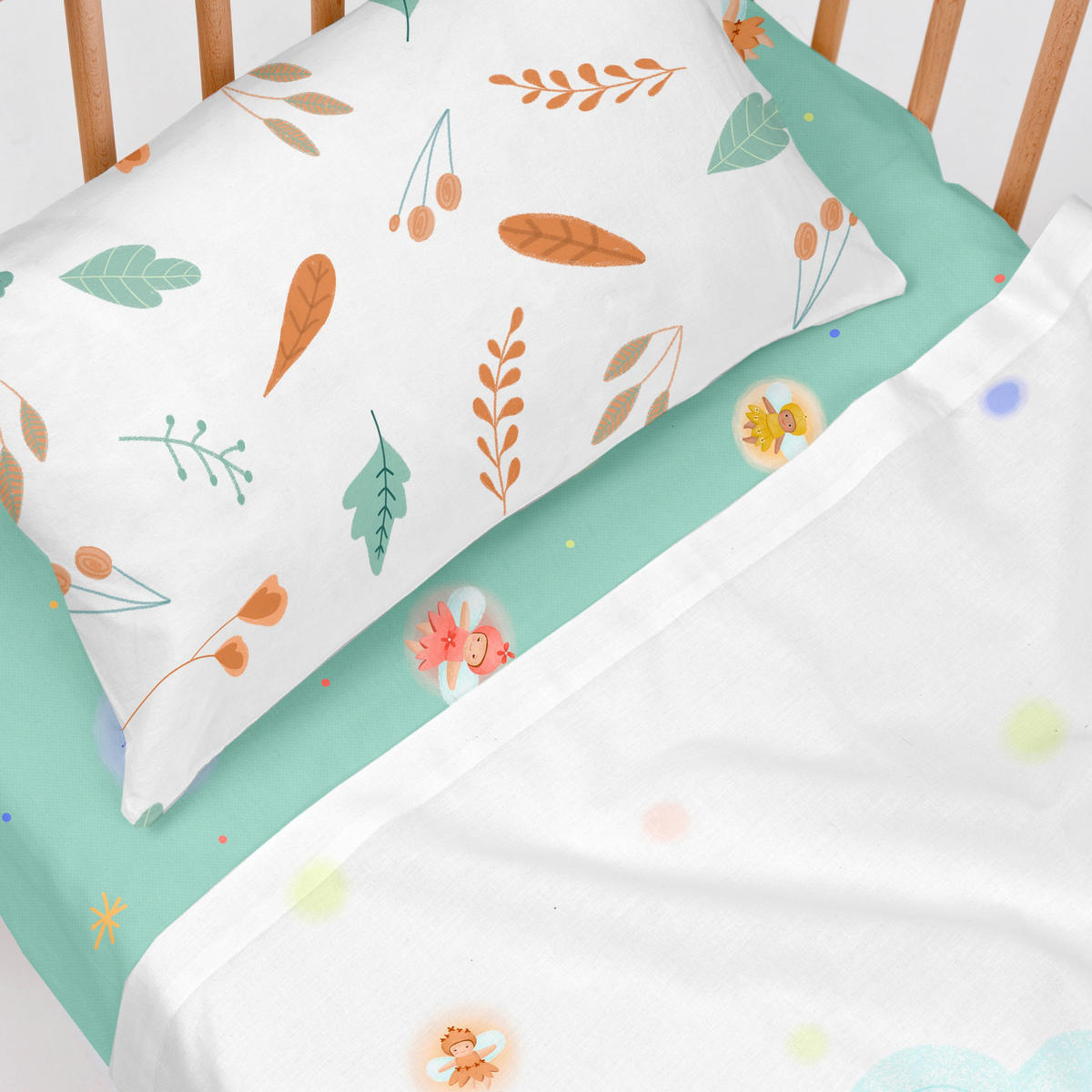 BETTWÄSCHE 2er-Set teiliges dreaming 120x180 cm (kinderbett) mehrfarbig - Multicolor, Textil (120/180cm) - Happy Friday