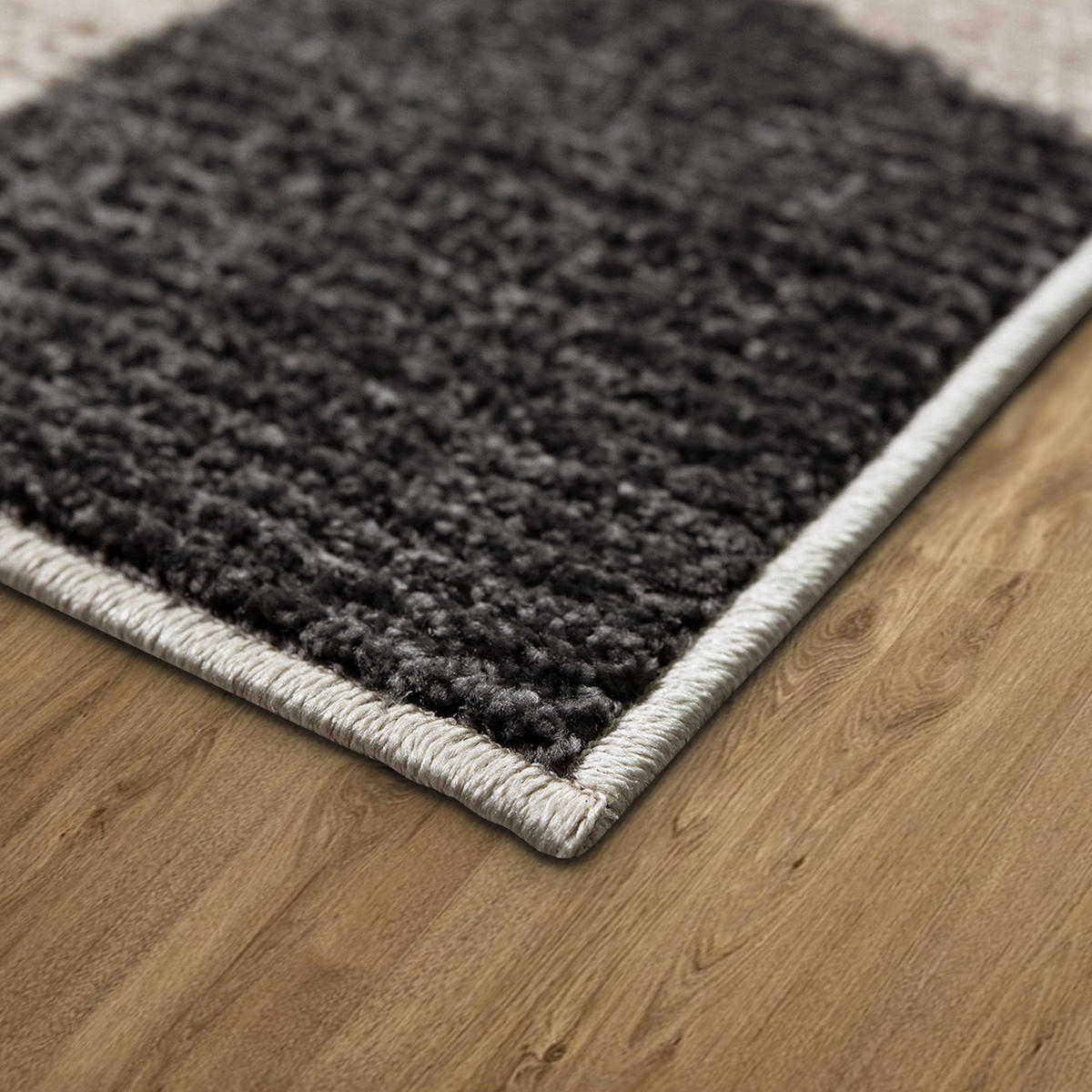 TEPPICH Harmonia Patchwork Design Hoch-Tief-Effekt mehrfarbig 60 x 110 cm - Beige/Creme, Kunststoff/Textil (60/110cm) - oKu-Tex