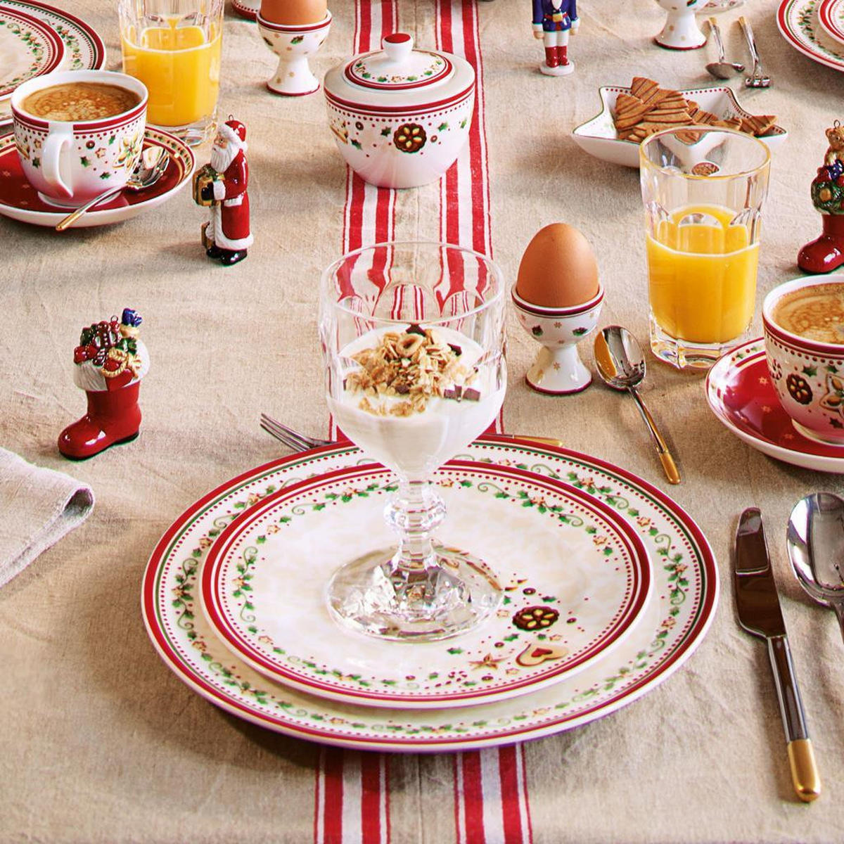 SPEISETELLER STERNSCHNUPPE Winter Bakery Delight bunt ø 27,4 cm 6er Set - Multicolor, Keramik (27.4cm) - Villeroy & Boch