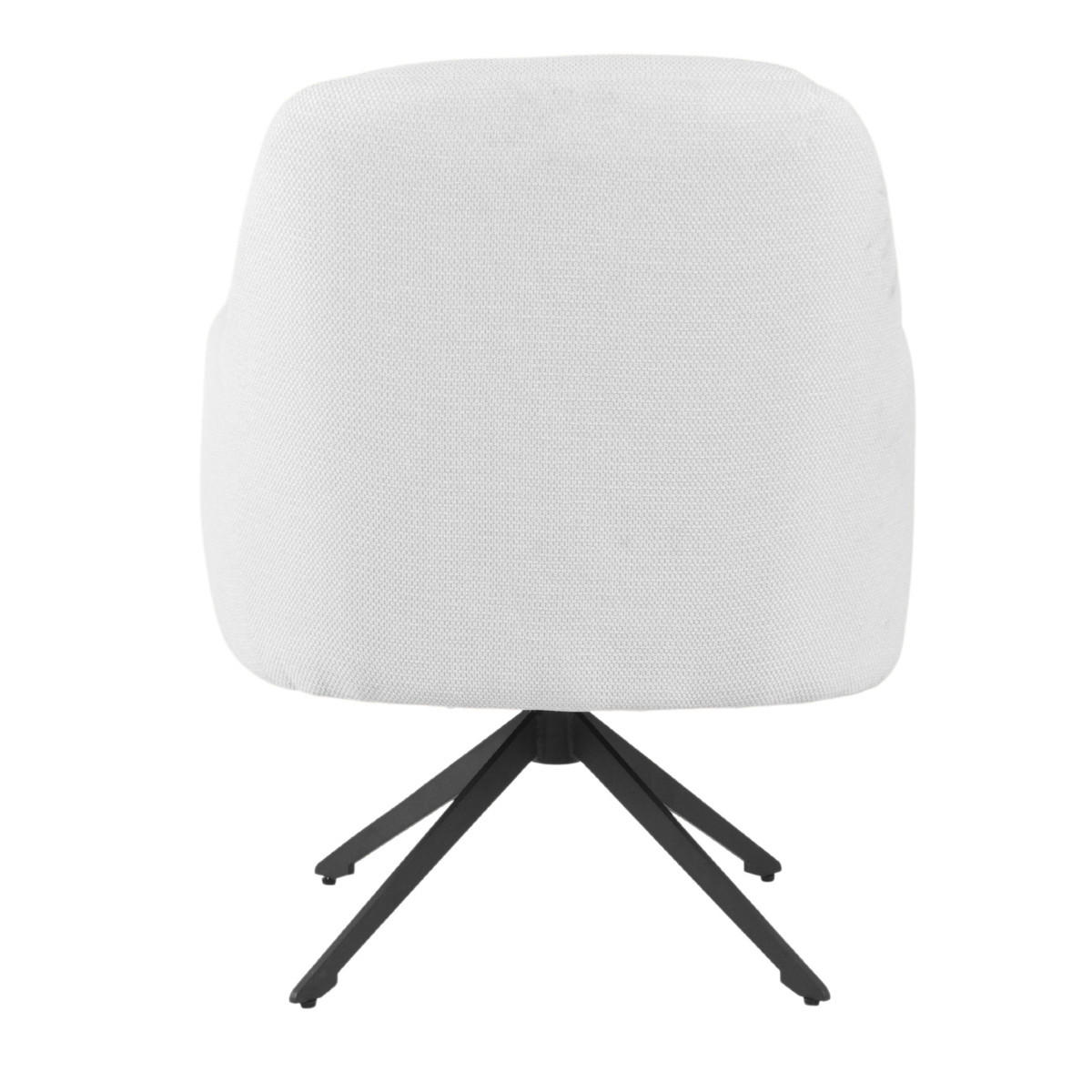 SESSEL Drehbar aus Stoff und Metall, beige - Beige, Textil (75/85/70cm) - Giga Meubel